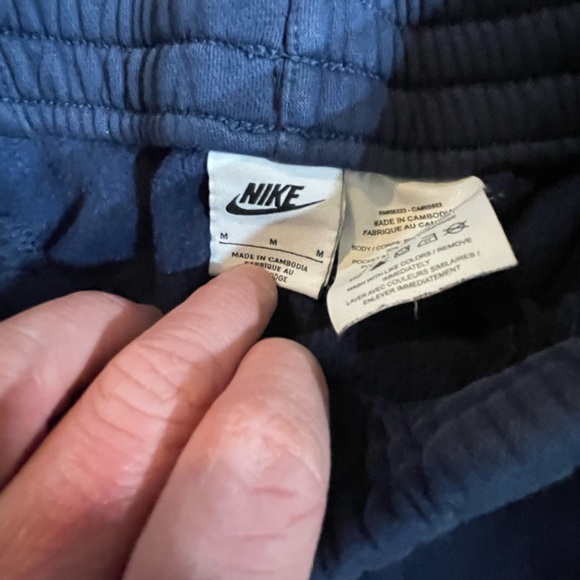 Nike Dark Blue Sweatpants - Picture 2 of 2